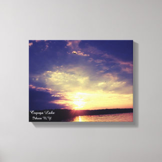 FINGER LAKES CAYUGA LAKE    CANVAS PRINT