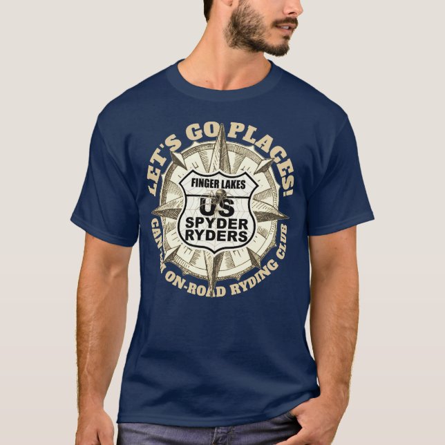 Finger Lakes Chapter - Let's Go Places! T-Shirt (Front)