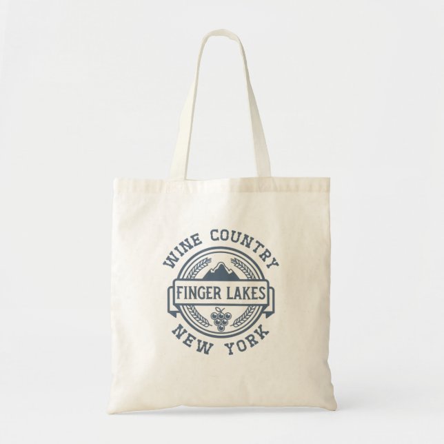 Finger Lakes New York Wine Country Upstate Wine To Tote Bag (Front)