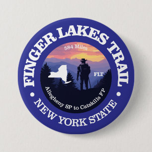 Finger Lakes Trail (rd2) 7.5 Cm Round Badge