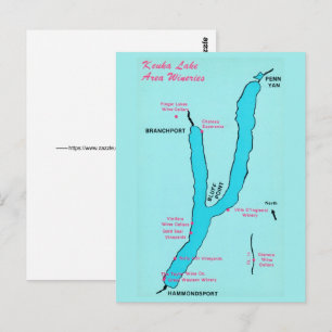Finger Lakes Wine Postcard