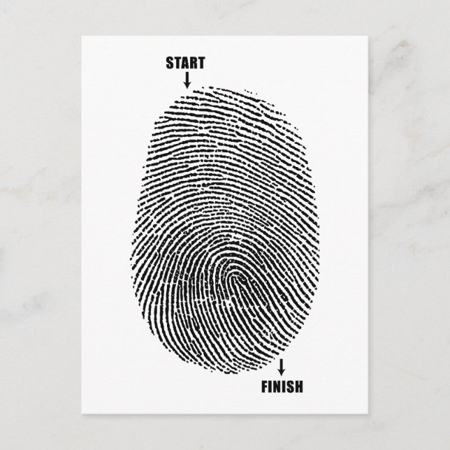 Finger Maze Postcard (Front)