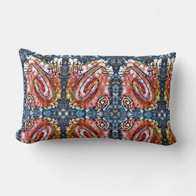 Finger Painting - Surrounded Lumbar Cushion (Front)