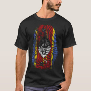 Finger Print - Eswatini Swaziland T-Shirt