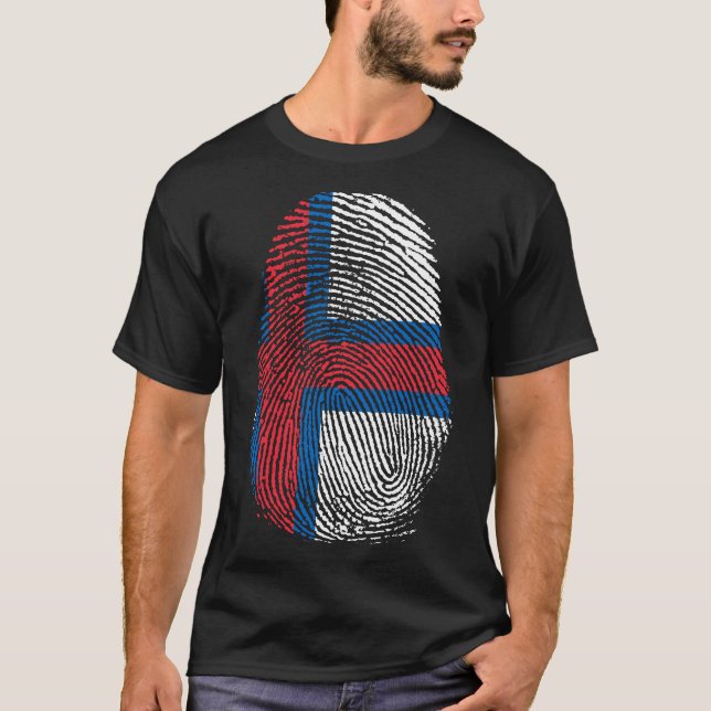 Finger Print - Faroe Islands T-Shirt (Front)