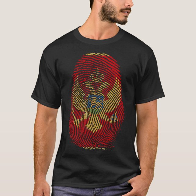 Finger Print - Montenegro T-Shirt (Front)