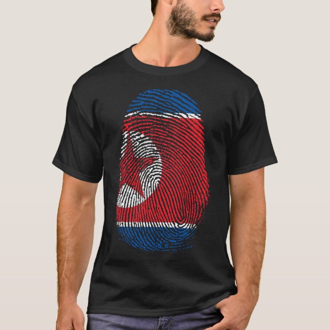 Finger Print - North Korea T-Shirt (Front)