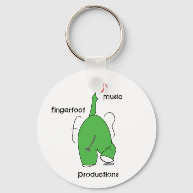 Fingerfoot Elephant Keychain (Front)