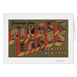 Fingerlakes, New York - Large Letter Scenes
