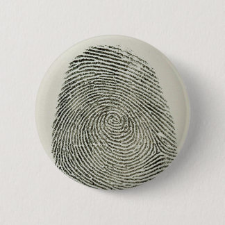 Fingerprint 6 Cm Round Badge