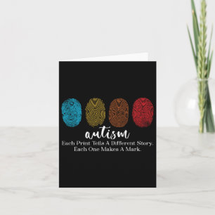 Fingerprint Autism Card