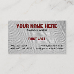 fingerprint business card