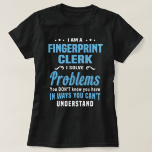 Fingerprint Clerk T-Shirt