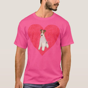 Fingerprint Love Wire Fox Terrier T-Shirt