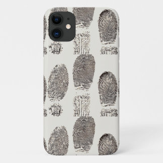 Fingerprint Pattern Print Apple iPhone 11 Case