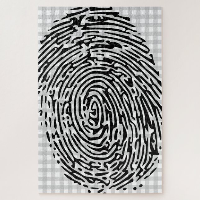 Fingerprint Puzzle (Vertical)