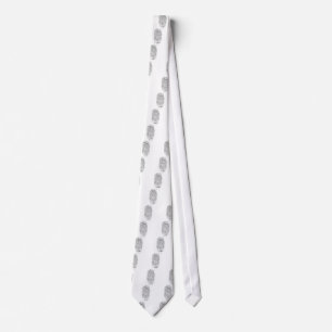 Fingerprinted Tie