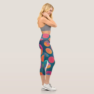 Fingerprints Capri Leggings