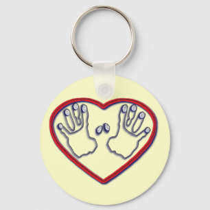 Fingerprints of God - 1 Peter 5:6-7 Key Ring