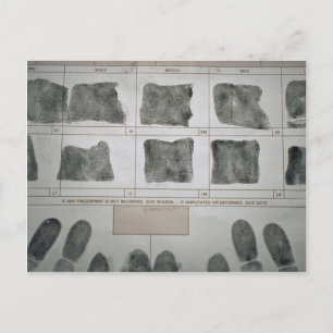 Fingerprints Postcard