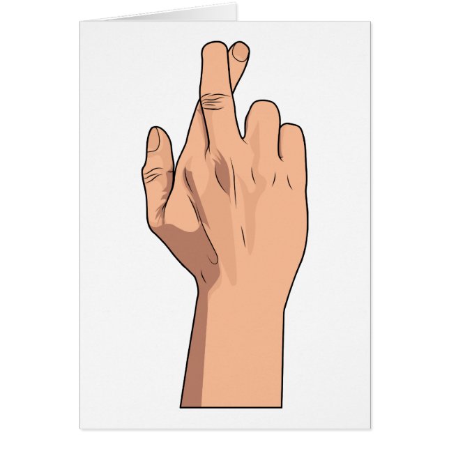 Fingers Crossed ~ Hand Signs & Gestures (Front)