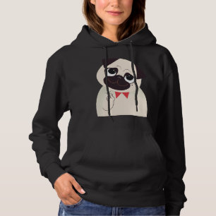 Fingers Crossed Pug Grey Classic T-Shirt 732 Hoodie