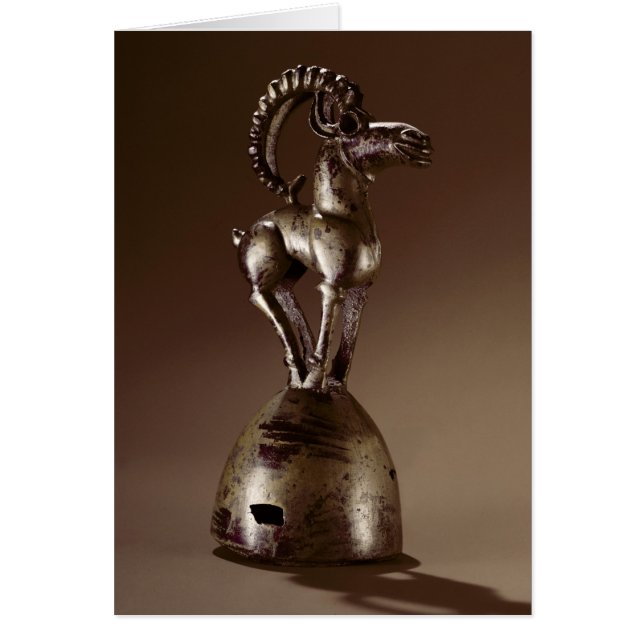 Finial with a mountain goat (Front)