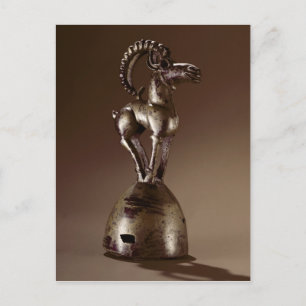 Finial with a mountain goat postcard