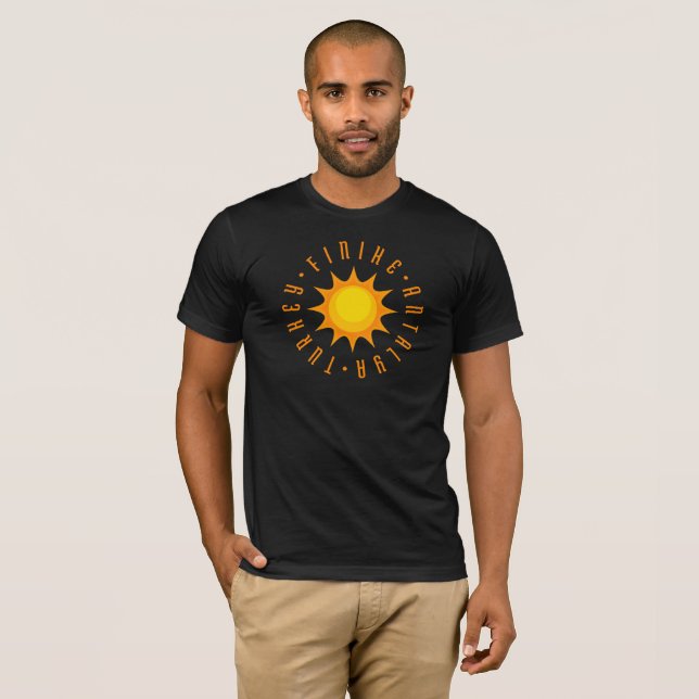 FINIKE ANTALYA TURKEY-Sun T-Shirt (Front Full)