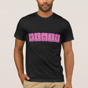 Finis periodic table name shirt