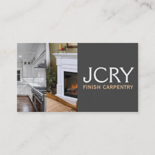 Finish Carpentry, Fireplace Business Card