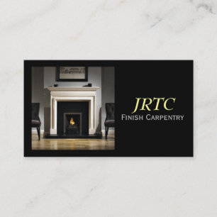 Finish Carpentry, Millwork, Construction Business Business Card