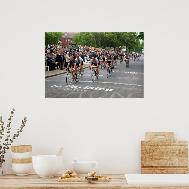 Finish of The 2nd Stage Tour de France 1969 Poster (Kitchen)