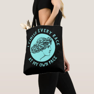 Finish Pace Tote Bag