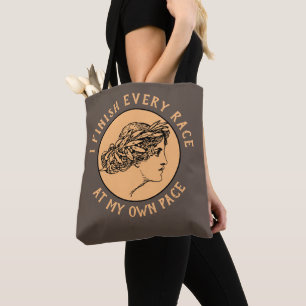 Finish Pace Tote Bag