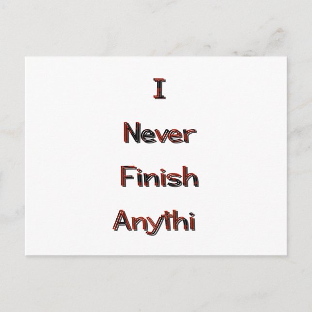 Finish Postcard (Front)