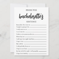 Finish The Bachelorette's Sentence Party Game