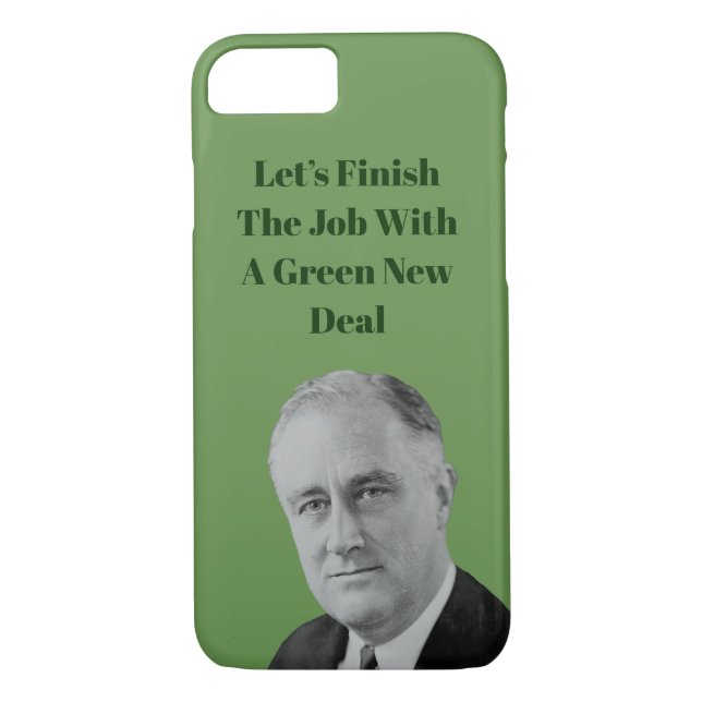 Finish The Job Green New Deal Case-Mate iPhone Case (Back)