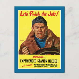 Finish The Job! Postcard