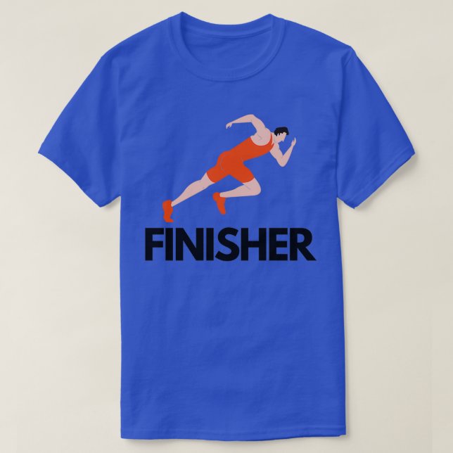 Finisher marathon running running T-Shirt (Design Front)
