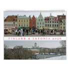 Finland and Estonia 2026 calendar