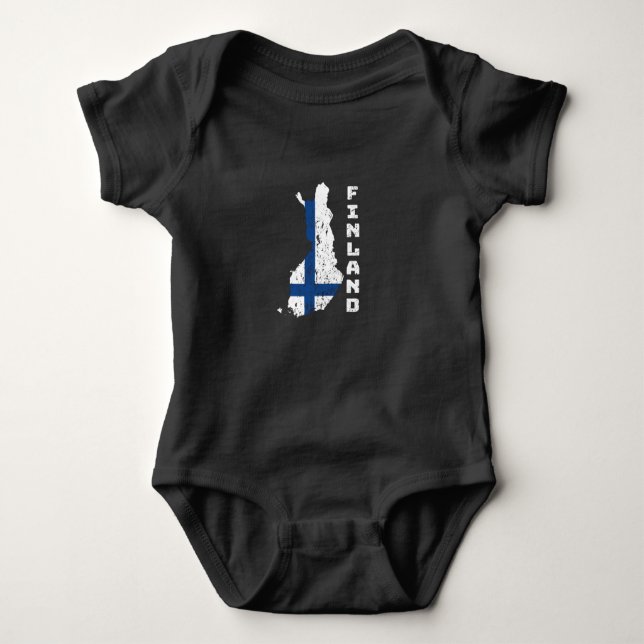 Finland Baby Bodysuit (Front)