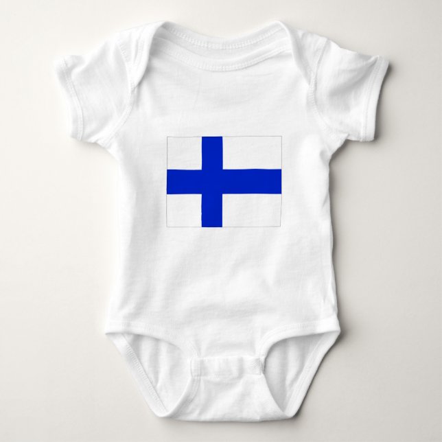 Finland Baby Bodysuit (Front)