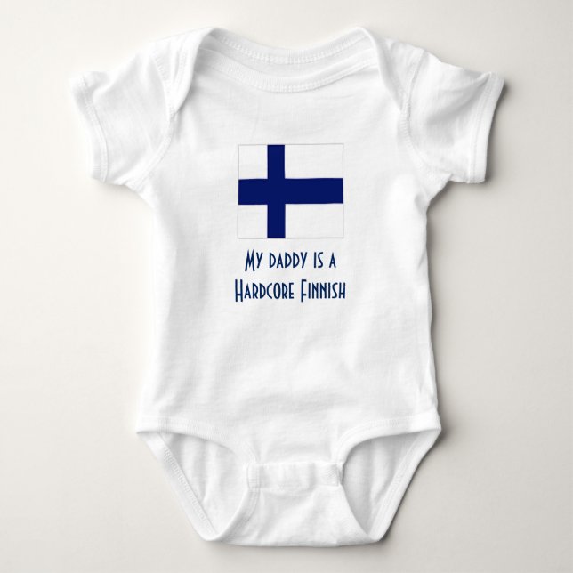 Finland Baby Bodysuit (Front)