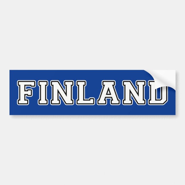 Finland Bumper Sticker (Front)