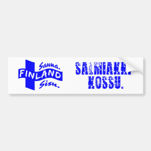 Finland bumpersticker bumper sticker