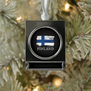 Finland Ceramic Ornament