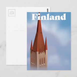 Finland Church Postcard