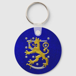 Finland Coat of Arms Key Ring