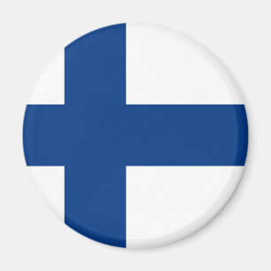 Finland Finnish Flag on Magnet